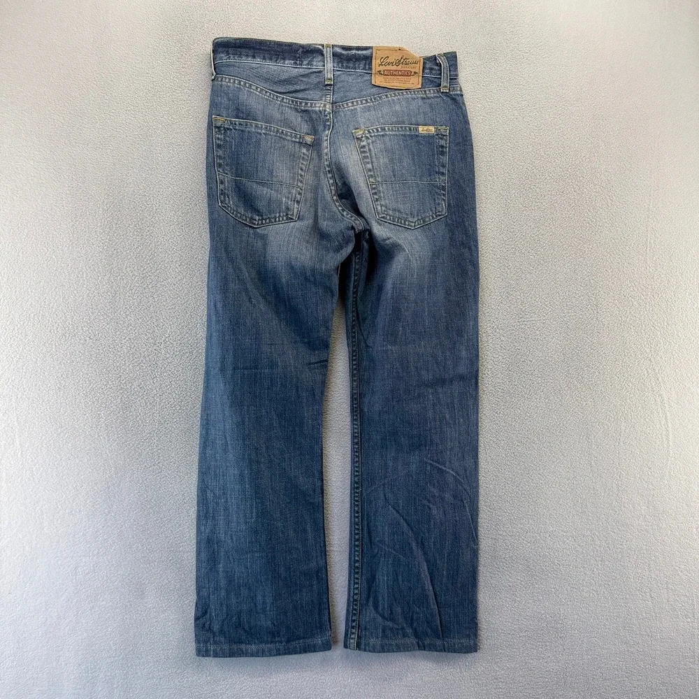 Vintage Levis Jeans Men's 30x34 Fit 30x27 Hemmed Dark Wash Baggy Loose Faded y2k